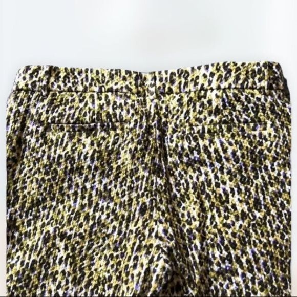 J. Crew Cafe Capri textured print size 2 - Picture 9 of 10